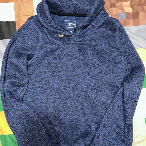 Boys fleece pullover- size 7 - Picture 1 of 3